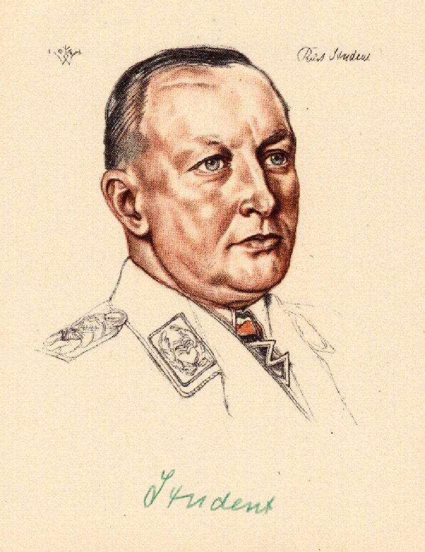 German Gen KURT STUDENT - Photo Signed (1 of 2)
