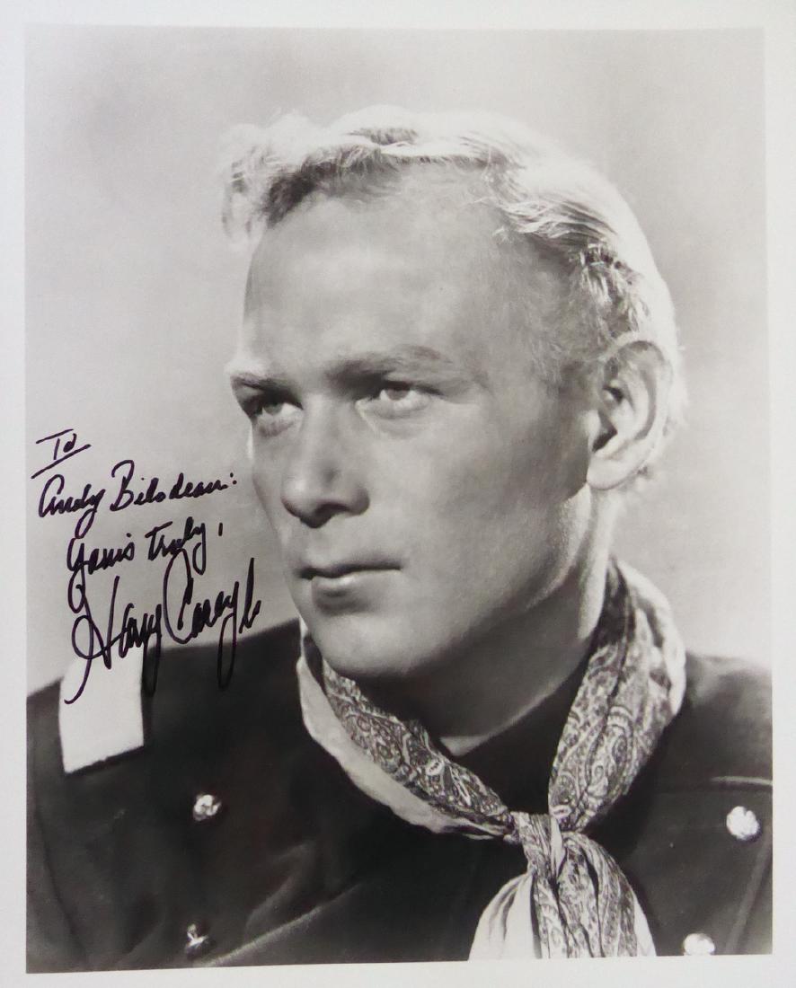 Actor HARRY CAREY, JR. - Photo Signed: Harry Carey, Jr. (1921-2012) Actor. Carey, nicknamed “Dobe” , appeared in more than ninety films including several John Ford westerns as well as numerous television series. 8” x 10” black and