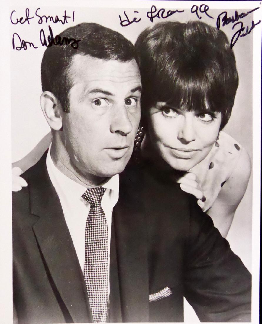 GET SMART: DON ADAMS & BARBARA FELDON - Photo Signed (1 of 1)