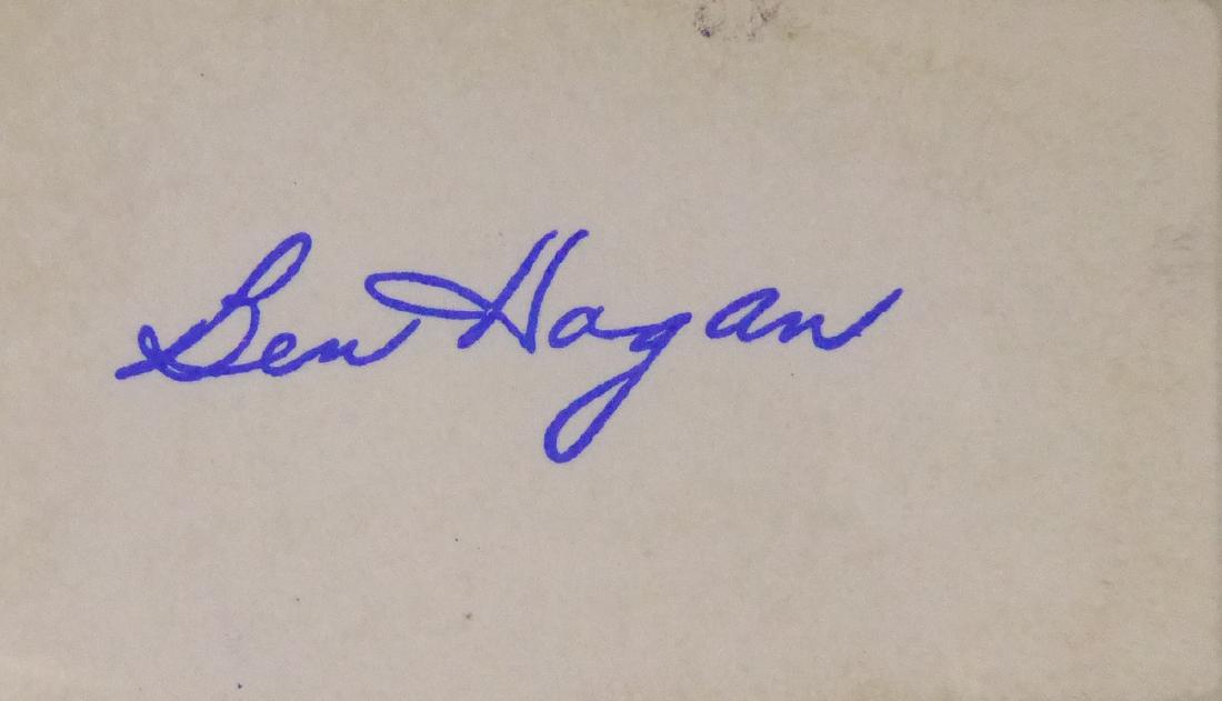 Golfer BEN HOGAN - Mailing Label Signed (1 of 1)