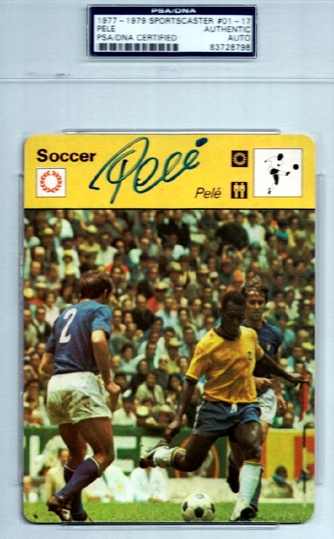 Brazilian Soccer Star PELE - Trading Card Signed (1 of 1)