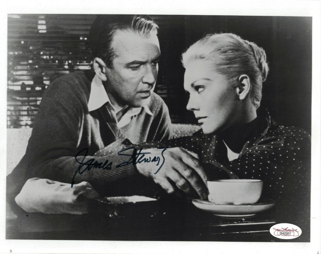 Actor JAMES STEWART - Vertigo Photo Signed: James Stewart (1908-1997) Actor. Stewart began his film career in 1935 and soon gained popularity for his lanky good looks, slow drawl and shy, homespun charm, evident in Mr. Smith Goes to Washington.