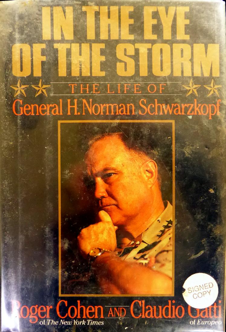 General NORMAN SCHWARZKOPF - His Book Signed, 1st Ed: Norman Schwarzkopf (1932-2012) General. Schwarzkopf graduated from West Point and fought in the Vietnam War. In 1983, he was made a major general and several years later became a four-star general and
