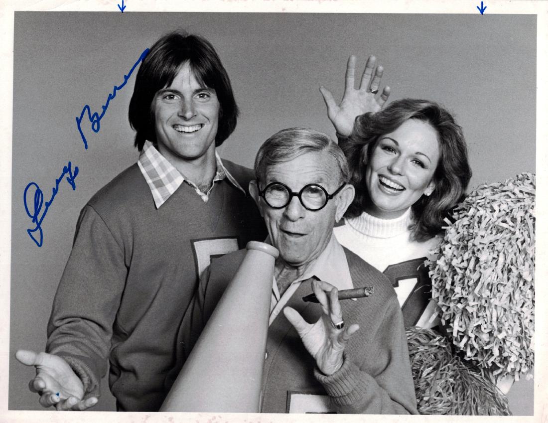 Comedian, Actor GEORGE BURNS - Photo Signed: George Burns (1896-1996) Comedian, actor. Burns was one of the few entertainers whose career successfully spanned vaudeville, film, radio, and television. His arched eyebrow and cigar-smoke punctuatio