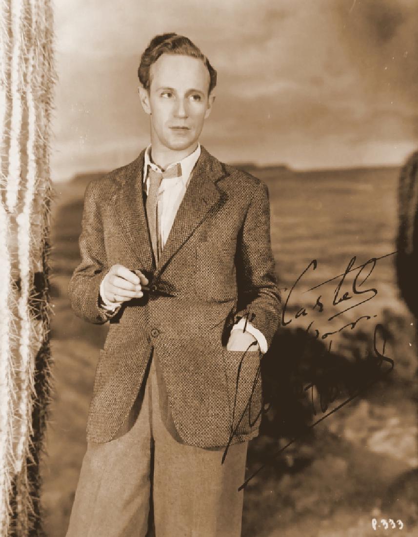 GWTW Actor LESLIE HOWARD - Photo Signed: Leslie Howard (1893-1943) British actor. Howard is best remembered for playing Ashley Wilkes in Gone with the Wind (1939). He had movie roles in many other notable films, including: Berkeley Square (1