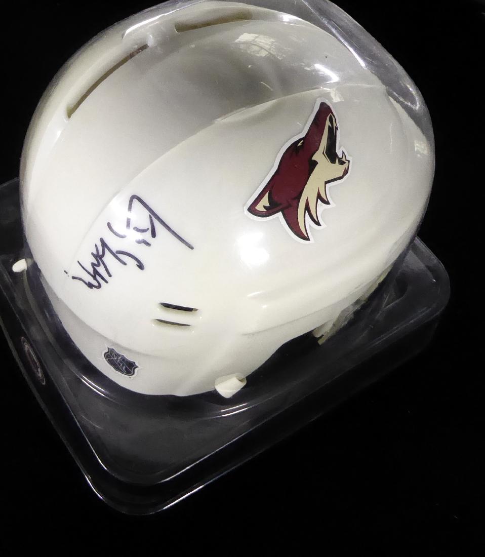 WAYNE GRETZKY MiniHelmet Signed