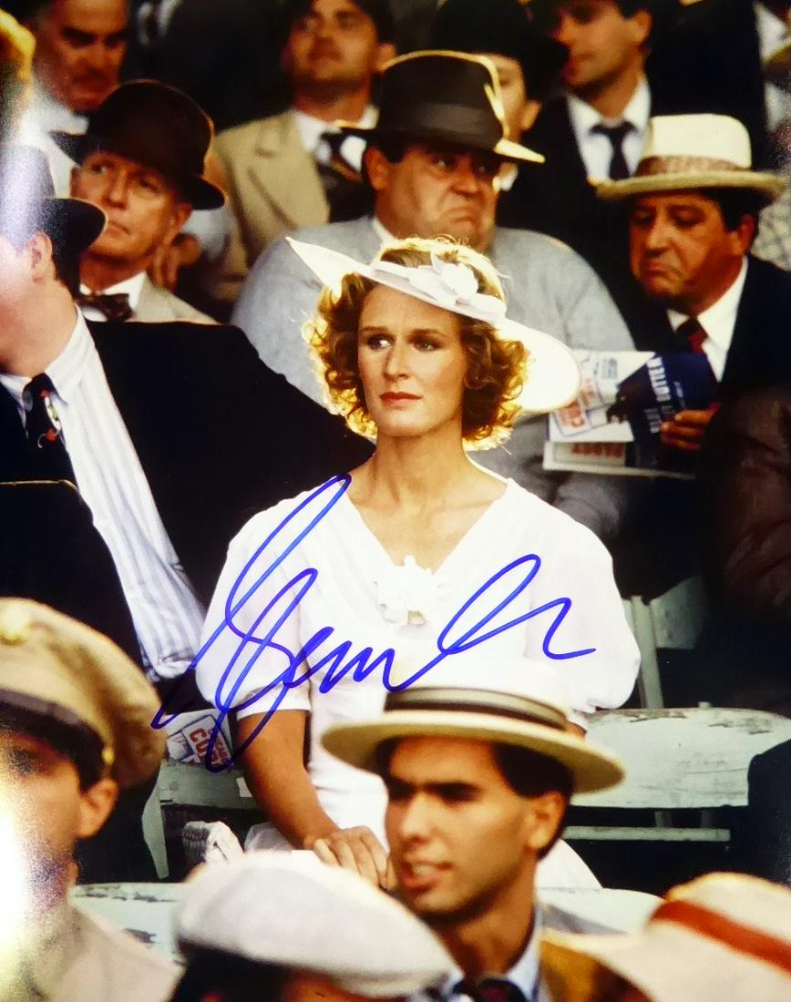 Actress GLENN CLOSE - Photo: Glenn Close (1947- ) Actress. Close is the recipient of numerous accolades, including three Primetime Emmy Awards, three Tony Awards, and three Golden Globe Awards. A seven-time Academy Award nominee,