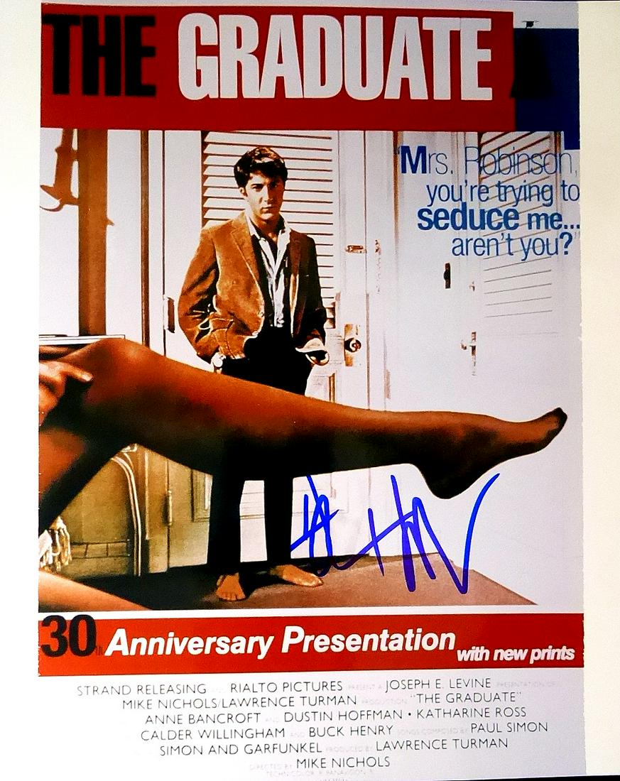 Actor DUSTIN HOFFMAN - Photo: Dustin Hoffman (1937- ) Actor. Hoffman landed his breakout role in The Graduate (1967), and earned Academy Awards for his performances in Kramer vs. Kramer (1979) and Rain Man (1988). 8” x 10” col