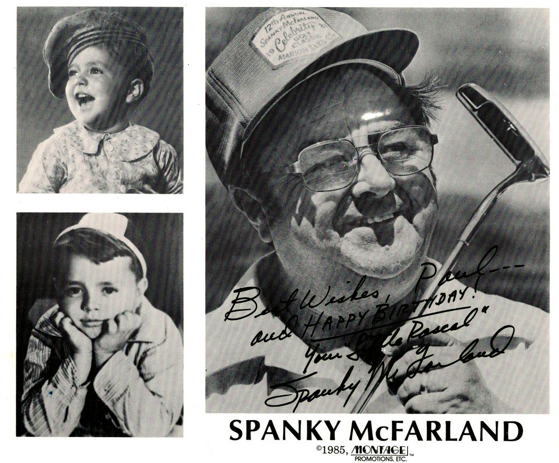 Child Actor SPANKY McFARLAND - Photo: George “Spanky” McFarland (1928-1993) Actor. McFarland was most famous for his appearances as a child in the Our Gang series of short-subject comedies of the 1930s and 1940s. The Our Gang shorts w
