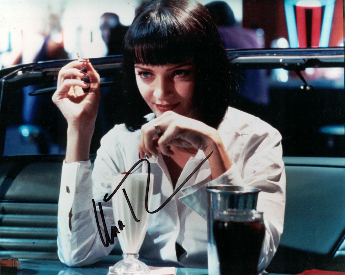 Actress UMA THURMAN - Photo: Uma Thurman (1970- ) Actress. Thurman has performed in a variety of films, ranging from romantic comedies and dramas to science fiction and action movies. 10” x 8” color movie photograph from her 