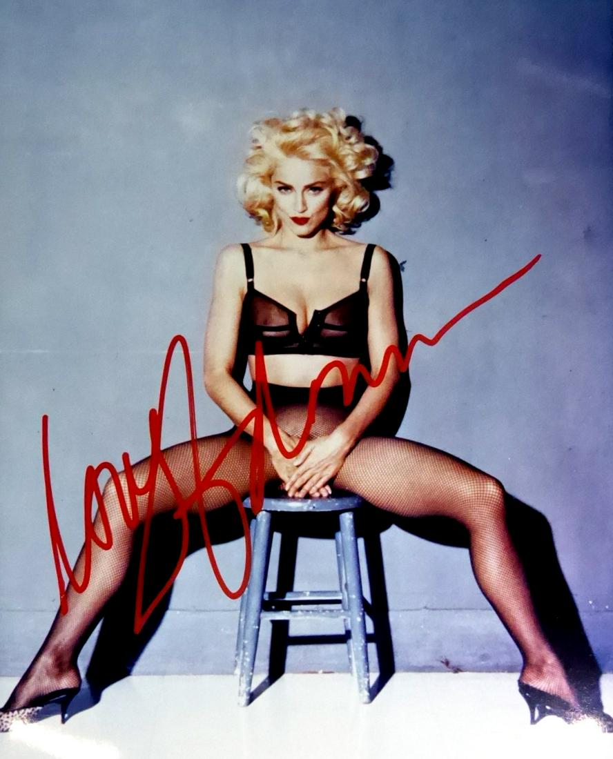Singer, Actress MADONNA - Photo: Madonna (Madonna Louise Ciccone) (1958- ) Singer, actress. Madonna went solo as a pop singer and became a sensation on the then male-dominated '80s music scene. By 1991, she had achieved 21 Top 10 hit