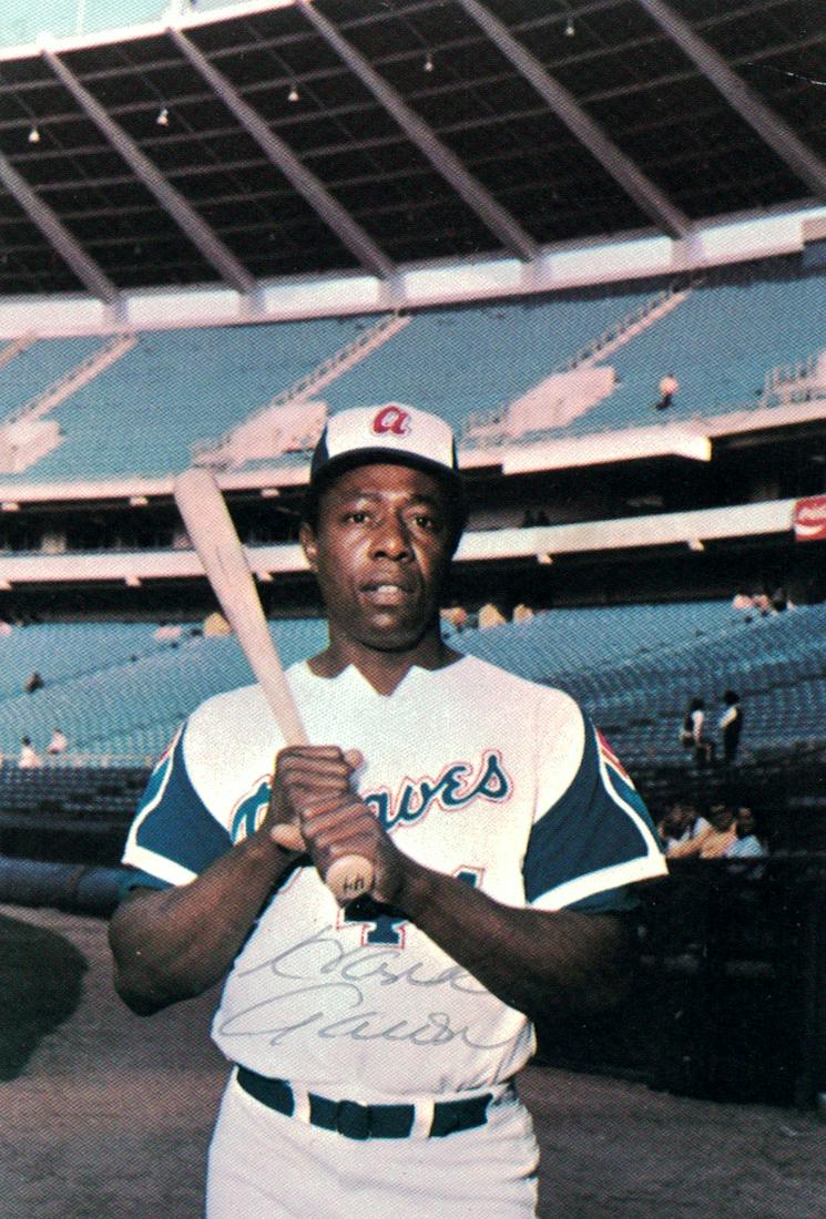 Homerun King HENRY AARON - Photo: Hank Aaron (1934- ) Aaron became the all-time home-run champion via one of the most consistent offensive careers in baseball history, with 3,771 hits. His 755 career home runs are a record in the pre-