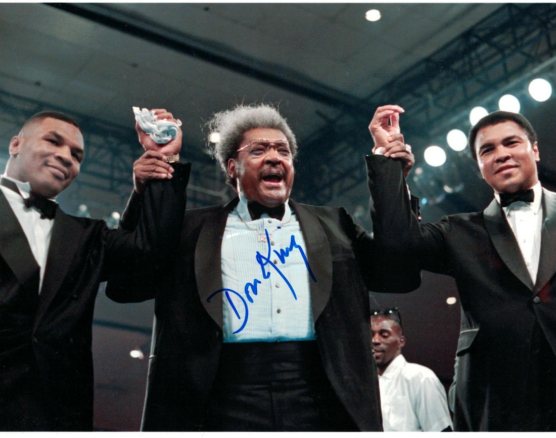 Promoter DON KING - Photo: Don King (1931- ) Boxing promoter. King's career highlights include, among multiple other enterprises, promoting "The Rumble in the Jungle" and the "Thrilla in Manila". King has promoted some of the m
