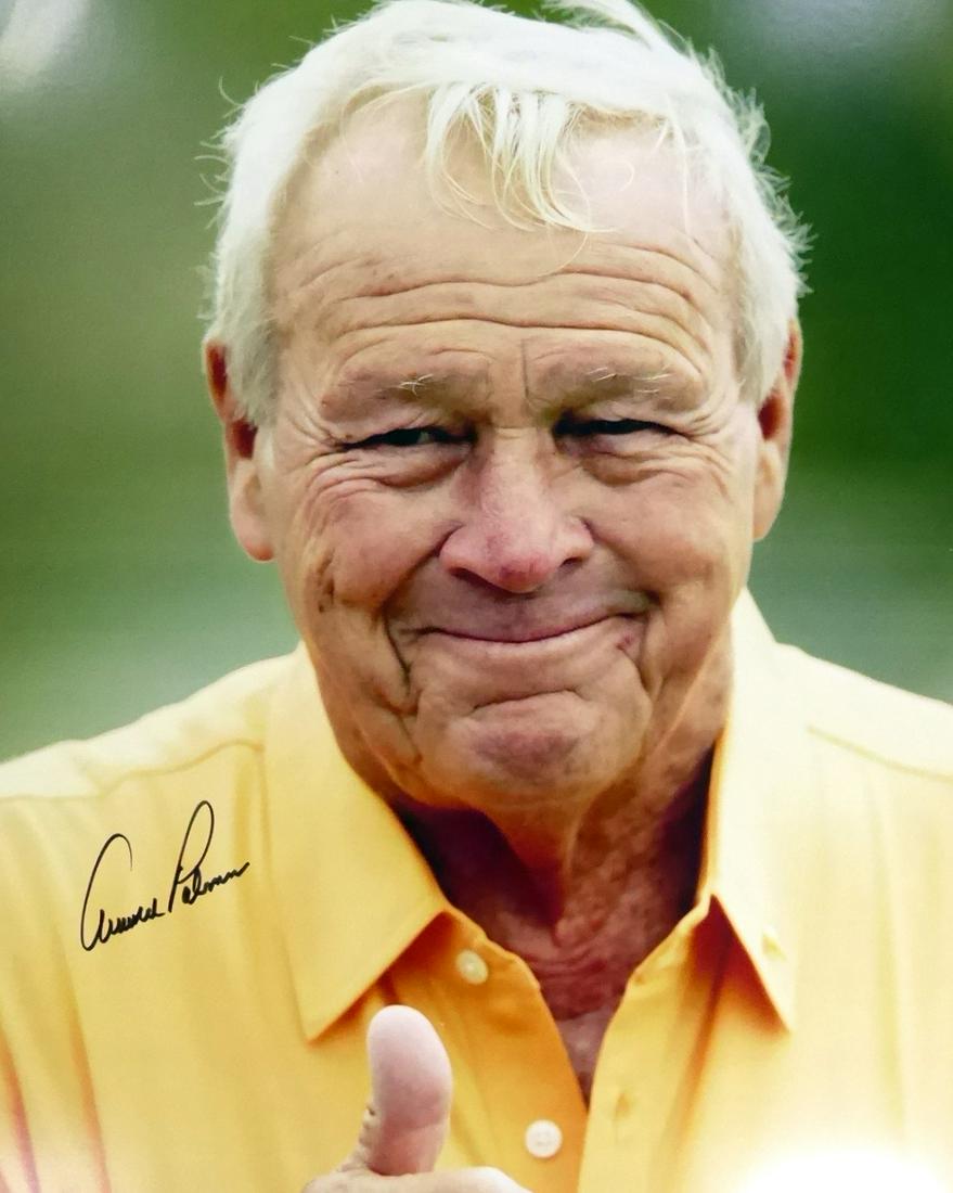 Golfer ARNOLD PALMER - Photo: Arnold Palmer (1929-2016) Golfer. Palmer was the first golfer to win the Masters Tournament four times and is generally regarded as one of the greatest players in the history of men's professional gol