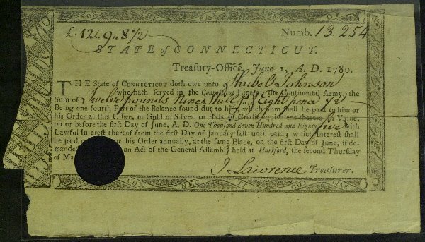 AFRICAN-AMERICAN in Rev War - Pay Order Signed