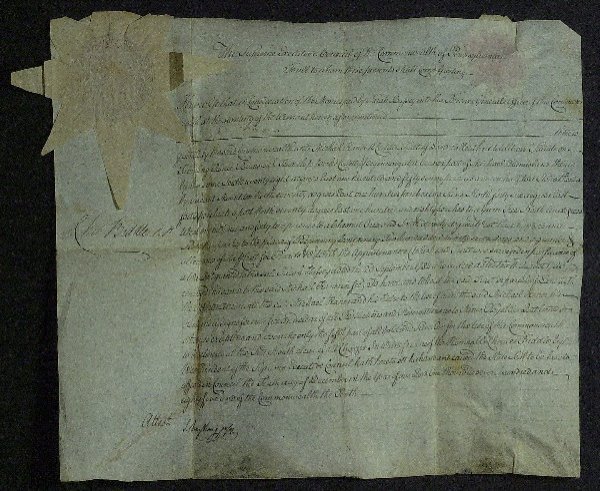 Penn Statesman CHARLES BIDDLE - Vellum Doc Signed