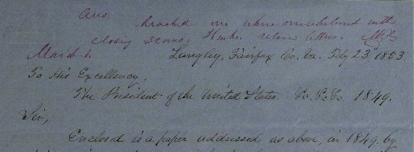 President MILLARD FILLMORE - Autograph Note Signed
