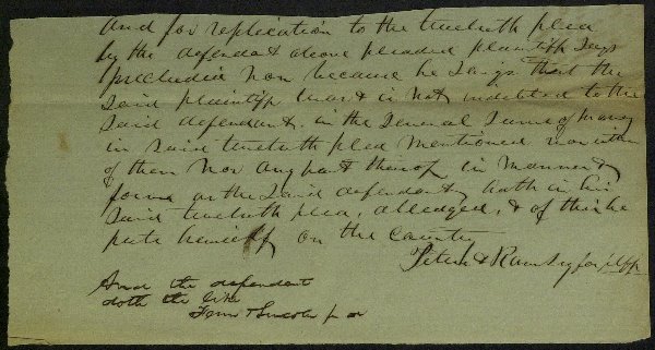 President ABRAHAM LINCOLN - Legal Doc Signed