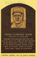Pitcher RED FABER - Gold HOF Plaque Card Signed