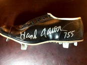 Baseball Legend HANK AARON Signed Cleat