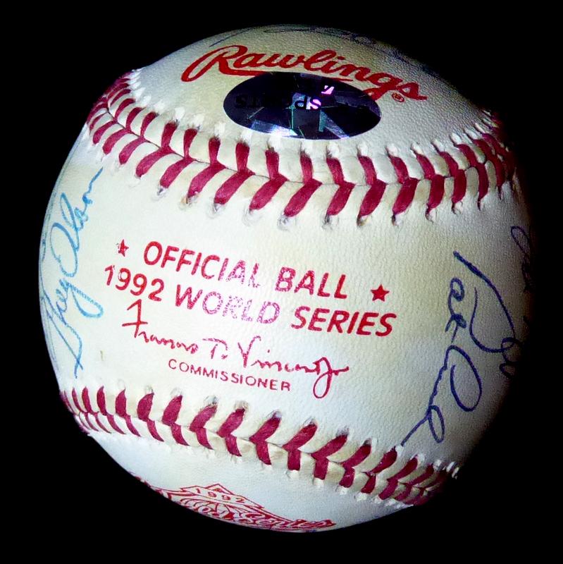 1992 World Series Ball Signed by 21 Braves (1 of 4)