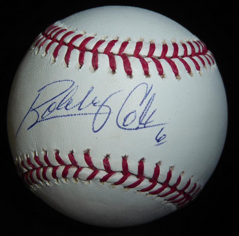 HOF Manager BOBBY COX Signed Baseball: Robert Joe Cox(1941-) is an American former professional baseball third baseman and manager in Major League Baseball (MLB). He was inducted into the Baseball Hall of Fame in 2014. Signed OML (Selig) b