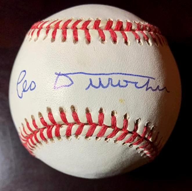 "The Lip" LEO DUROCHER Signed Baseball (1 of 1)
