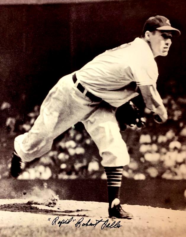 Indians Legend BOB FELLER (2) Signed Large Photos (1 of 2)