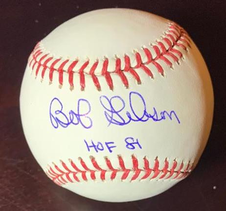 HOF Pitcher BOB GIBSON Signed Baseball (1 of 1)