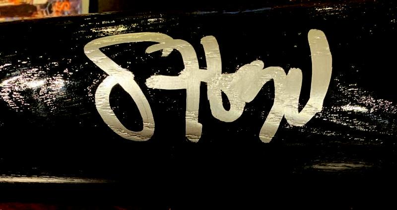 Current Cubs OF JASON HEYWARD Signed Bat (1 of 1)