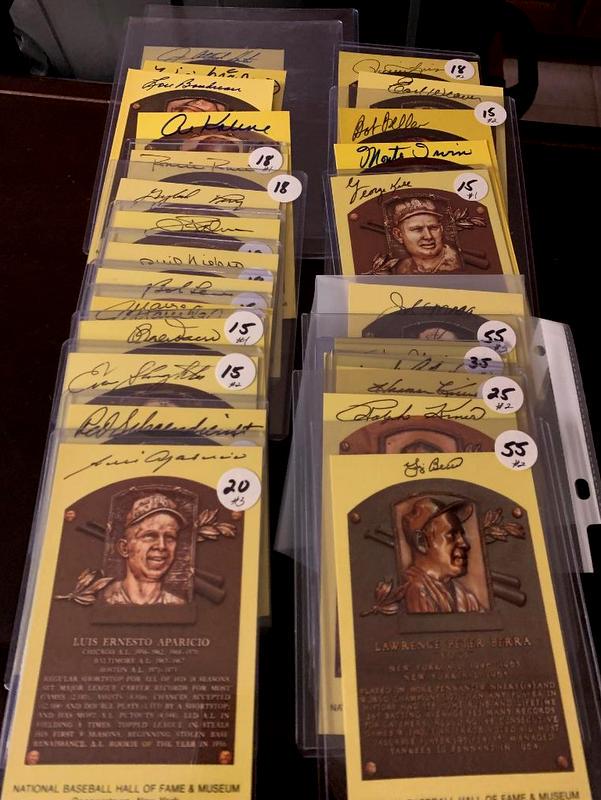 (25) Signed HOF Post Cards (1 of 1)