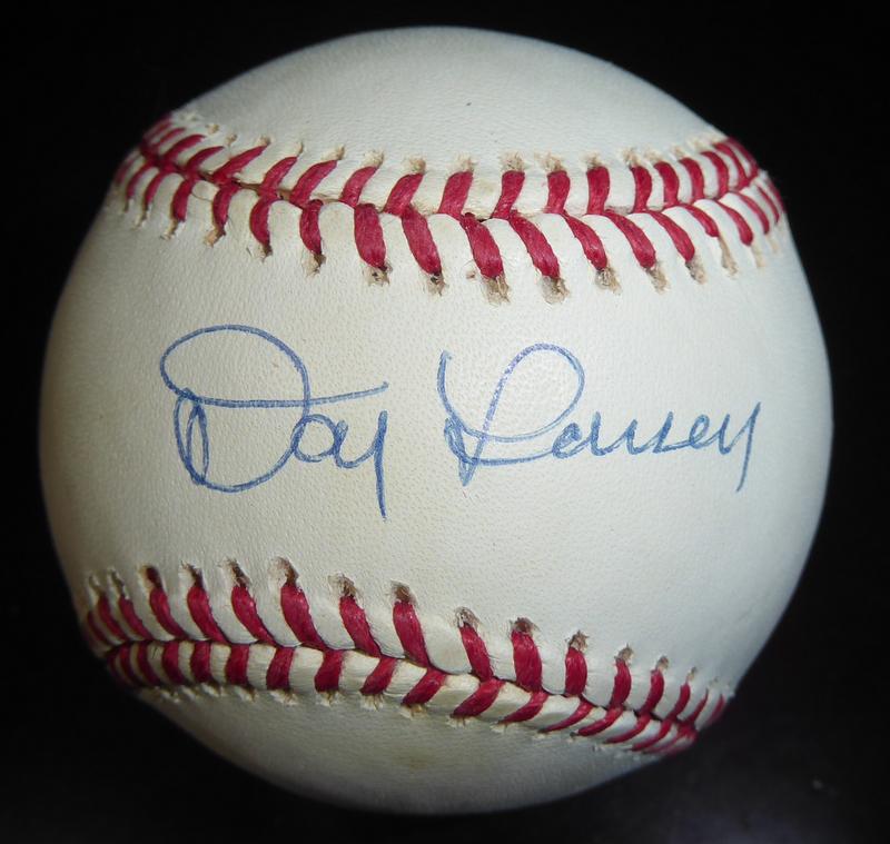 WS Perfect Game Pitcher DON LARSEN Signed Ball (1 of 1)
