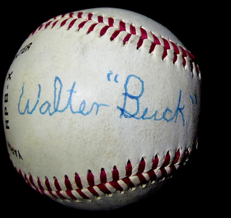RARE Full Name WALTER BUCK LEONARD Signed Ball (1 of 2)