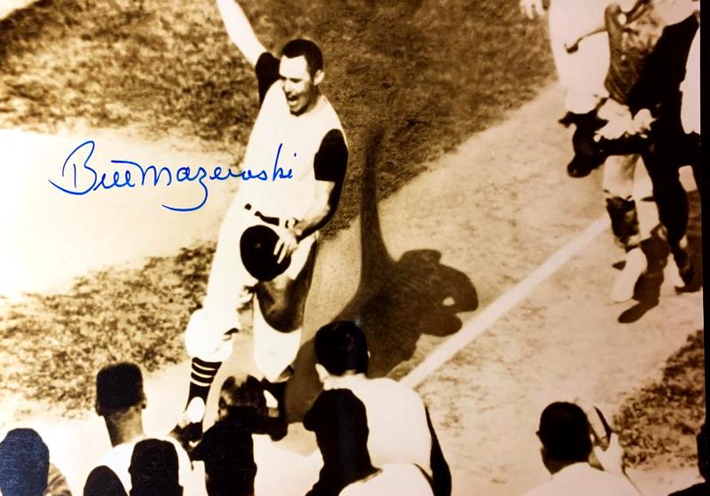 WS Hero BILL MAZEROSKI Signed Photo (1 of 1)