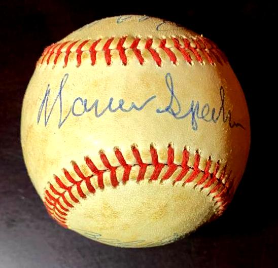 Multi Signed Ball GIBSON, STARGELL, BROCK etc… (1 of 3)