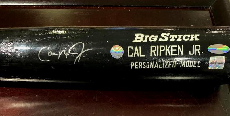 Oriole Great CAL RIPKEN JR Signed Bat (1 of 1)