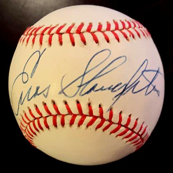 HOFer ENOS SLAUGHTER Signed Baseball (1 of 1)