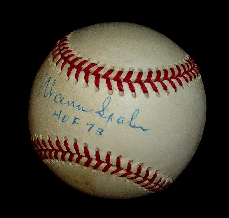 HOF Pitcher WARREN SPAHN Signed Baseball (1 of 1)