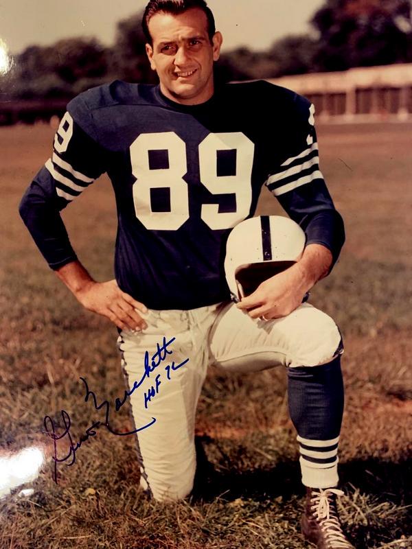 Colts Great GINO MARCHETTI Signed Large Photo (1 of 1)