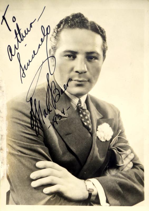 Boxing Legend MAX BAER Signed Photo (1 of 1)