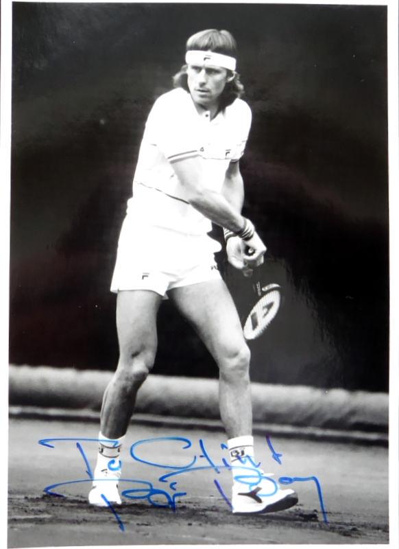 Sweedish Tennis Legend BJORN BORG Signed Photo (1 of 1)