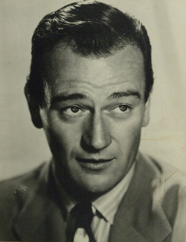 The Duke JOHN WAYNE - Vintage Photo Signed