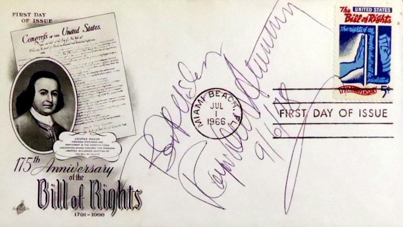 Activist RALPH DAVID ABERNATHY - Postal Cover: Ralph David Abernathy (1926-1990) Civil Rights activist. Abernathy was a Baptist minister who, with Martin Luther King Jr., organized the historic Montgomery bus boycotts. He co-founded the Southern