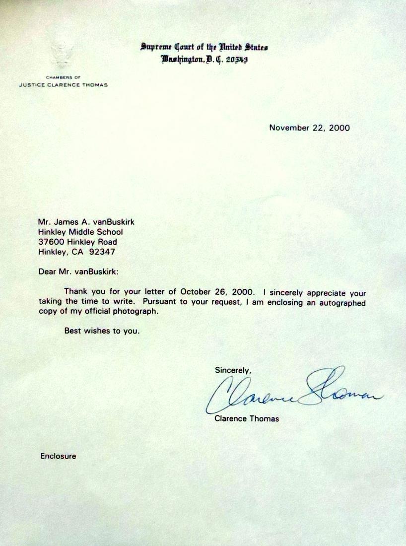 Justice CLARENCE THOMAS - TLS: Clarence Thomas (1948- ) Jurist. Thomas is the second African-American justice to serve on the Supreme Court of the United States. He was controversially appointed in 1991 and leans conservative.8 ½�