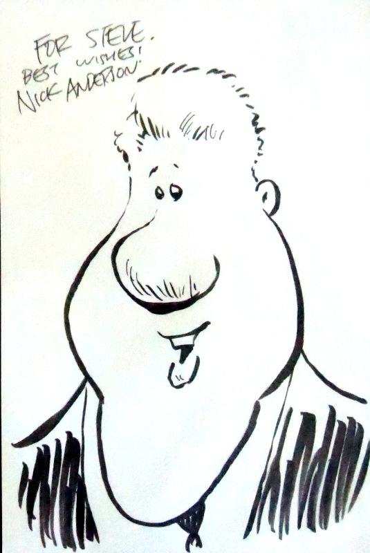 Editorial Cartoonist NICK ANDERSON - Clinton Sketch: Nick Anderson. Editorial cartoonist. Anderson is a Pulitzer Prize-winning American syndicated editorial cartoonist whose cartoons typically present liberal viewpoints. He is syndicated in 150 newspape