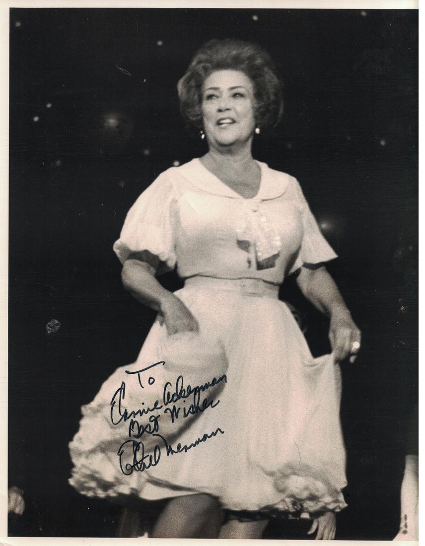 Actress ETHEL MERMAN - Photo: Ethel Merman (1908-1984) Actress. Merman has successful performances in Anything Goes (1934), Red, Hot and Blie (1936), Annie Get Your Gun (1946), Call Me Madam (1950) and Gypsy (1959). She also appea