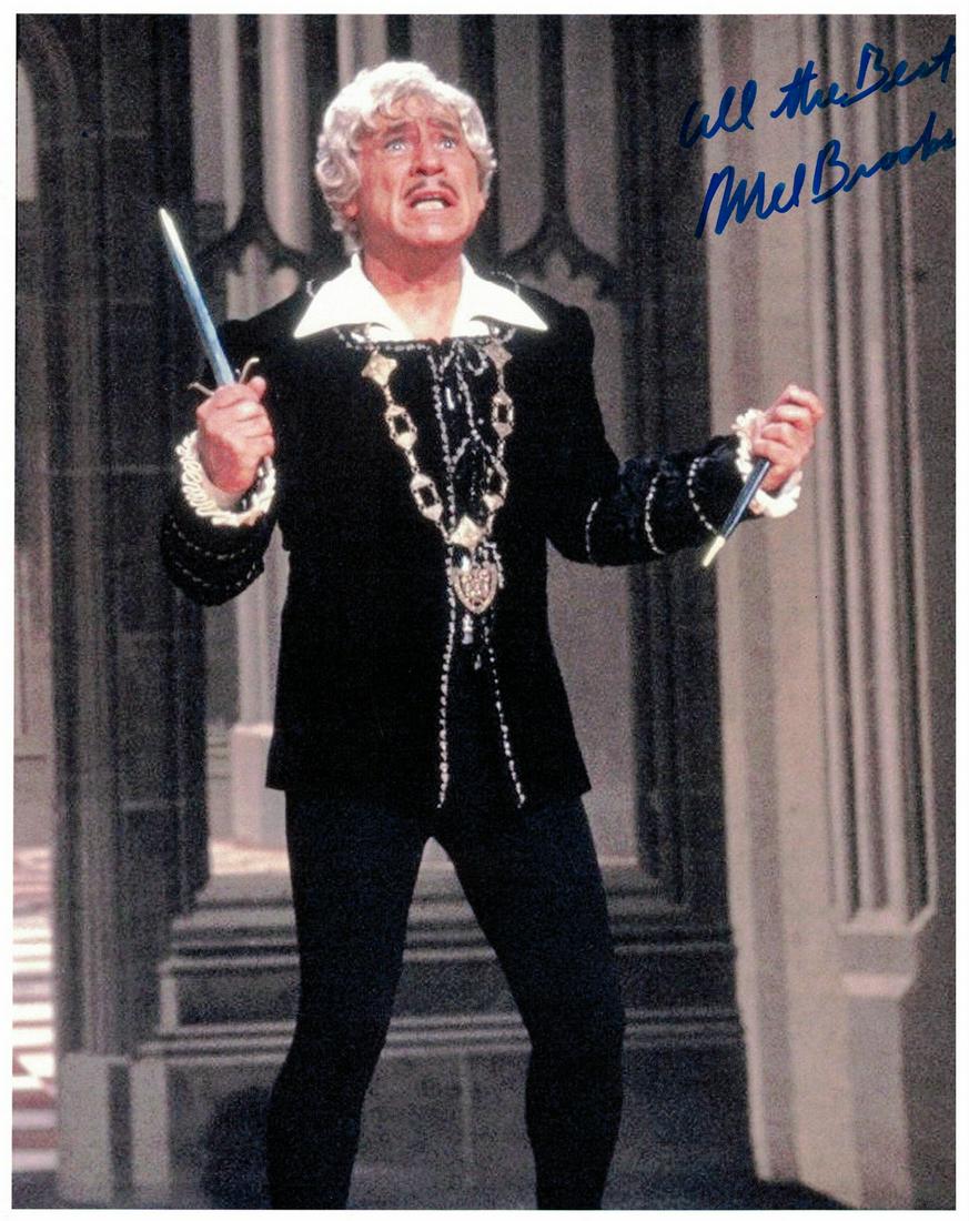 Comedian, Filmmaker MEL BROOKS - Photo: Mel Brooks (1926- ) Comedian, actor, filmmaker. Brooks has directed a number of classic film comedies including The Producers, Blazing Saddles and Young Frankenstein. A writer, producer, director and 
