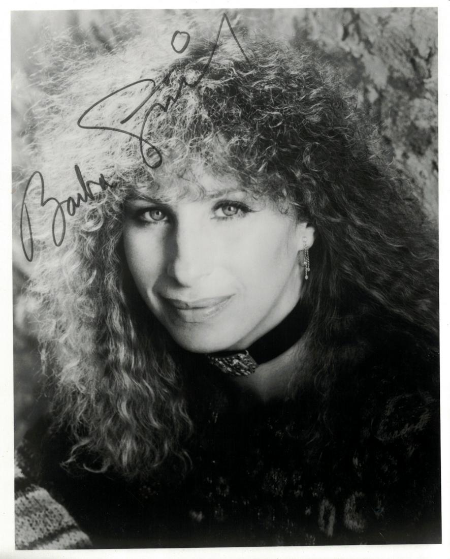 Singer, Actress BARBRA STREISAND - Photo: Barbra Streisand (1942- ) Singer, actress Streisand became a major star with Funny Girl. Her richly beautiful voice made her one of the world's most popular singers in the 1970s and 1980s. O’Neal’