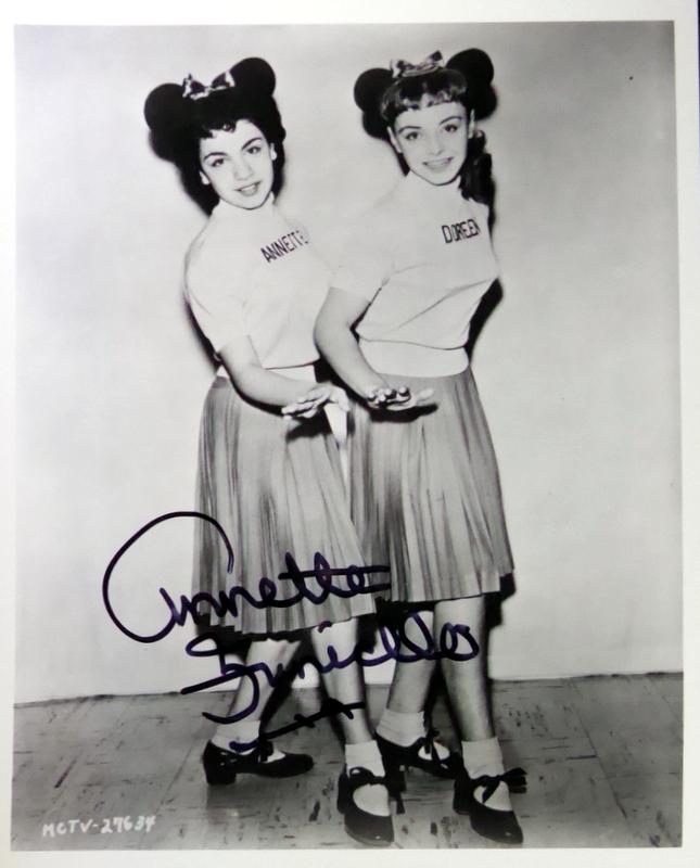 Singer, Actress ANNETTE FUNICELLO - Mouseketeer Photo: Annette Funicello (1942-2014) Actress, singer. Annette rose to prominence as one of the most popular Mouseketeers on the original Mickey Mouse Club. As a teenager, she transitioned to a successful car