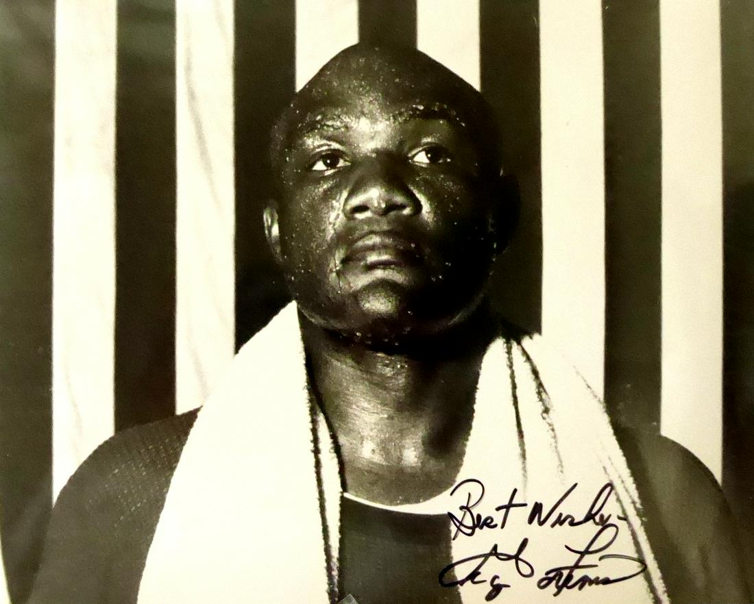 Hvywght Champ GEORGE FOREMAN - Photo: George Foreman (1949- ) Heavyweight Champion. Foreman won Olympic gold in 1968, and powered through boxing's heavyweight division to become world champion in 1973. He returned to the ring after a 10-y